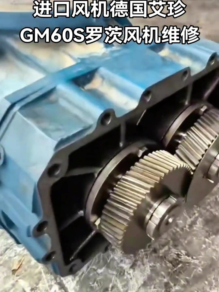 德国艾珍GM60S罗茨风机齿轮拆卸要点